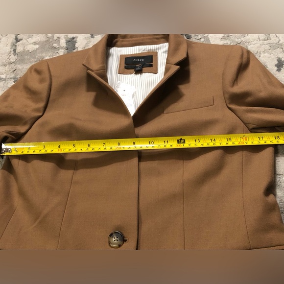 J. Crew Women's Regent Blazer Brown Wool 8 - Picture 12 of 13